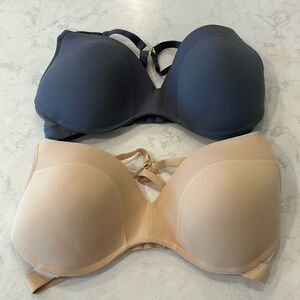 Lively The No-Wire Push-Up Smoke and Toasted Almond Bundle of 2 Size 36DDD